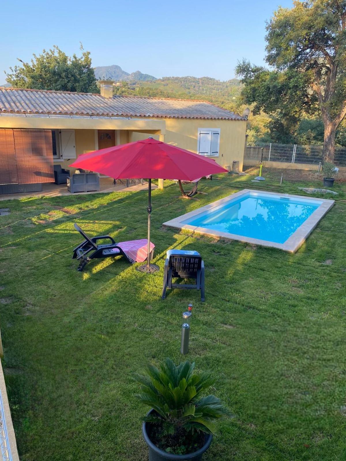 Agreable Rez De Jardin Avec Piscine Et Jacuzzi Διαμέρισμα Cervione Εξωτερικό φωτογραφία